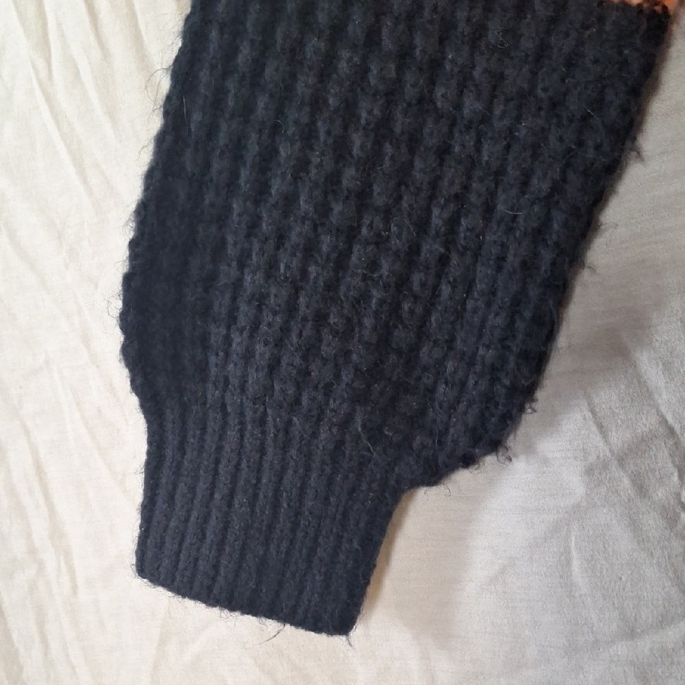 3/$20--Cable Knit Crewneck Sweater, Striped, Oversized, Universal Sz 10, NWOT - Picture 10 of 11